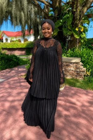 VaAd – VaAd VELOURA Tier Pleat with Cord + Chantilly